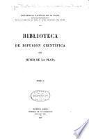 Biblioteca de difusion cientifica del Museo de La Plata
