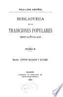 Biblioteca de las tradiciones populares españolas