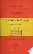 Biblioteca de las tradiciones populares españolas