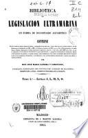 Biblioteca de legislación ultramarina en forma de diccionario alfabético: J-O