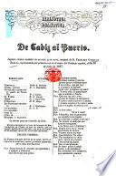 Biblioteca dramatica. De Cadiz al Puerto, juguete comico Andaluz en un acto y en verso