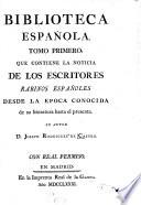 Biblioteca española