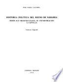Biblioteca: Historia politica del Reino de Navarra desde sus origenes hasta su incorporación a Castilla [por] J.M. Lacarra (3 v.)