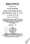 Biblioteca Nueva De Los Escritores Aragoneses