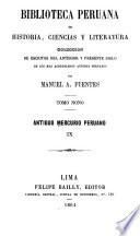 Biblioteca peruana de historia, ciencias y literatura