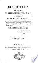 Biblioteca selecta de literatura española