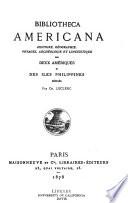Bibliotheca Americana