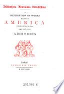 Bibliotheca Americana Vetustissima
