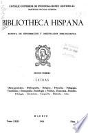 Bibliotheca hispana