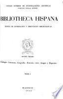 Bibliotheca hispana
