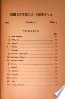 Bibliotheca Hispana; Revista de Información y Orientación Bibliográficas. Sección 1