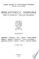 Bibliotheca Hispana; Revista de Información y Orientación Bibliográficas. Sección 2