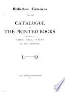 Bibliotheca Lindesiana ...