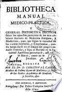 Bibliotheca manual medico-practica ...