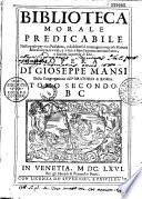 Bibliotheca morale predicabile