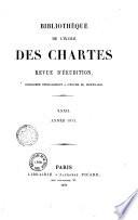 Bibliothèque de l'Ecole des Chartes