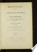 Bibliothèque des écrivains de la Compagnie de Jésus