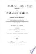 Bibliothèque des écrivains de la Compagnie de Jésus