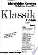 Bielefelder Katalog Schallplatten, Compact Discs, MusiCassetten