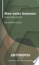 Bien-estar humano: Segunda parte