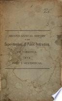 Biennial Report of the Superintendent of Public Instruction