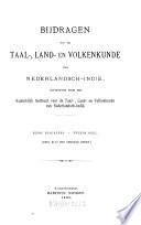 Bijdragen tot de taal-, land- en volkenkunde