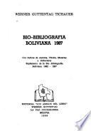 Bio-bibliografía boliviana