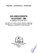 Bio-bibliografía boliviana