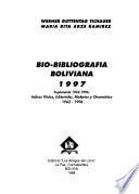 Bio-bibliografía boliviana