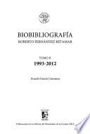 Biobibliografía Roberto Fernández Retamar: 1993-2012