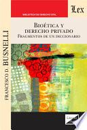 Bioética y derecho privado.