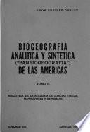 Biogeografía analítica y sintética (panbiogeografía) de las Américas