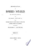 Biografias de hombres notables de Hispano-América