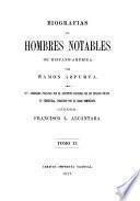 Biografias de hombres notables de Hispanoamérica