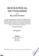 Biographical Dictionaries and Related Works