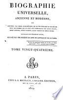 Biographie universelle, ancienne et moderne, etc