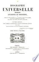 Biographie universelle ancienne et moderne