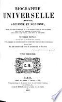 Biographie Universelle, Ancienne Et Moderne