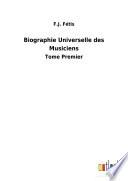 Biographie Universelle des Musiciens