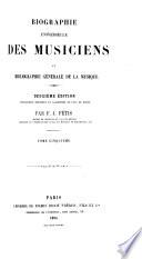 Biographie universelle des musiciens