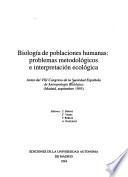Biología de poblaciones humanas