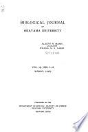 Biological Journal of Okayama University