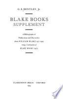 Blake Books Supplement