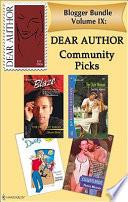 Blogger Bundle IX: Dear Author Community Picks