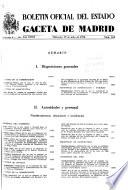 Boletâin oficial del estado: Gaceta de Madrid