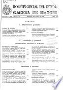 Boletâin oficial del estado: Gaceta de Madrid