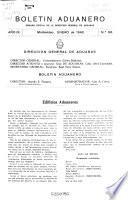 Boletín Aduanero