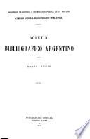 Boletín bibliográfico argentino