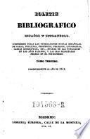 Boletin bibliografico espanol. Ser. 2.1857 u.d.T: El bibliografo espanol y estrangero