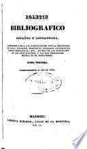 Boletín bibliográfico español y estranjero